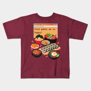 Japanese Cuisine Anime Food Kids T-Shirt